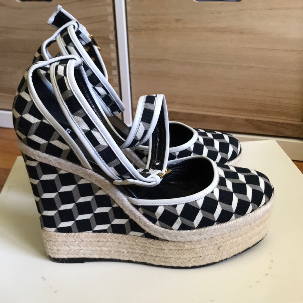 Pierre Hardy canvas print espadrilles